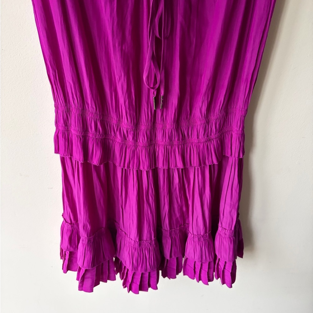 RAMY BROOK Hadley Purple Tiered Dress Size Medium - Picture 8 of 11